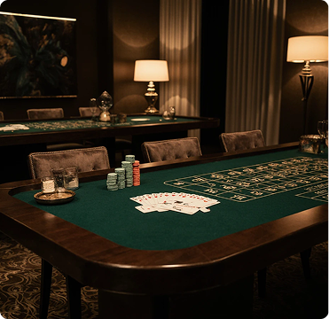 Atmosphere Architecture concept featuring layered lighting, elegant textures, and immersive casino environment design